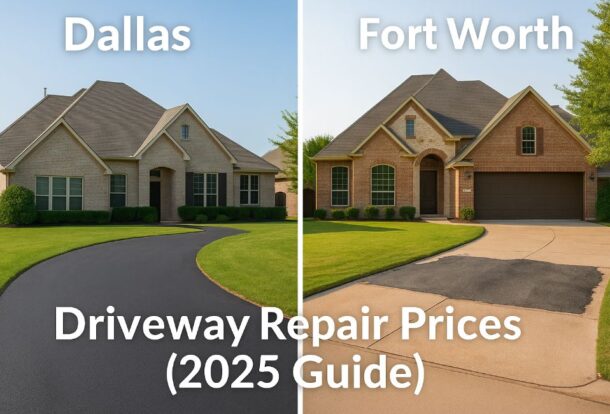 Dallas vs Fort Worth Driveway Repair Price Comparison 2025