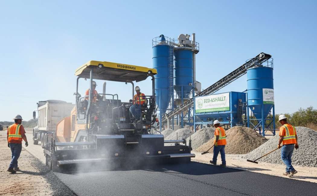 Warm mix asphalt and eco-friendly paving services in Texas